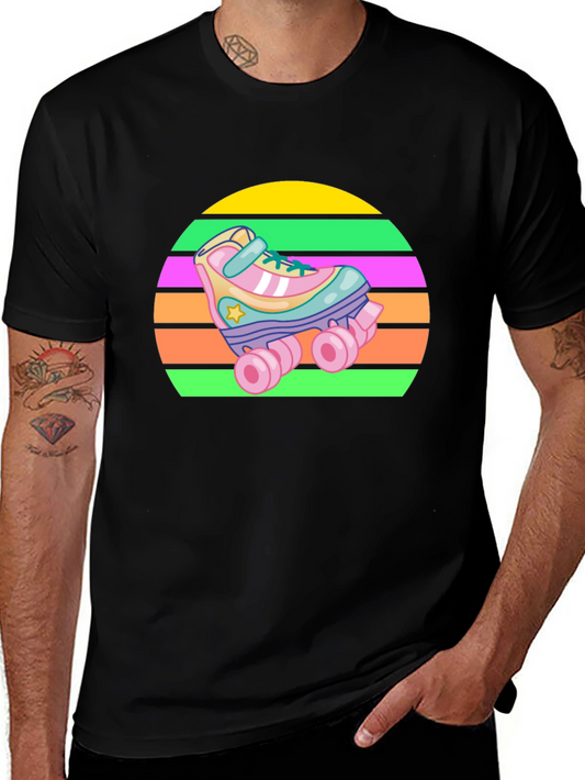 Retro Roller Skate T-Shirt - Vintage Style