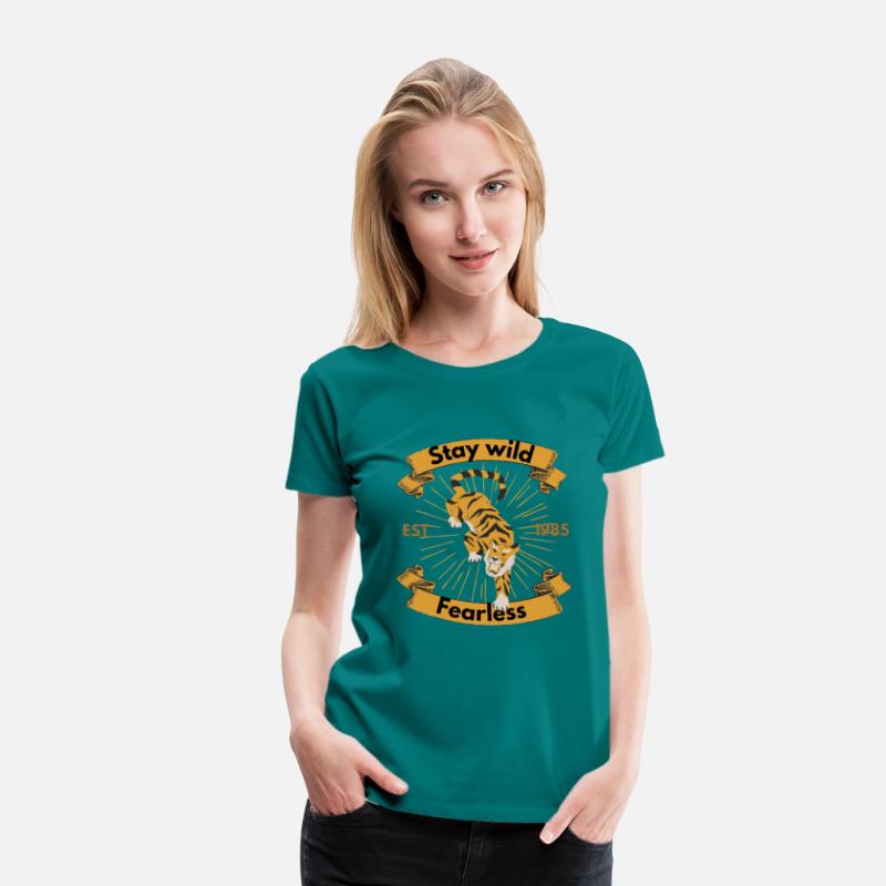 Established 1985 Stay Wild Vintage Tiger