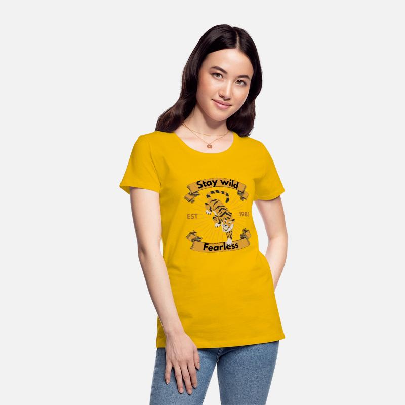 Established 1985 Stay Wild Vintage Tiger