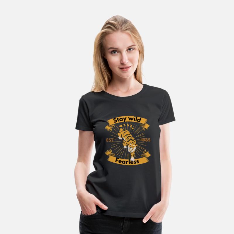 Established 1985 Stay Wild Vintage Tiger