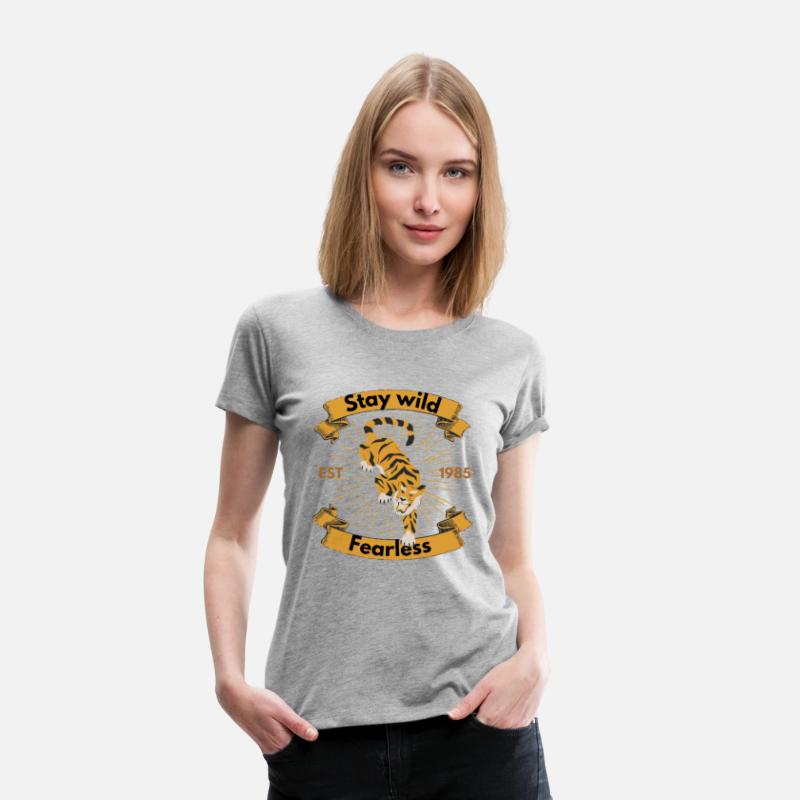 Established 1985 Stay Wild Vintage Tiger