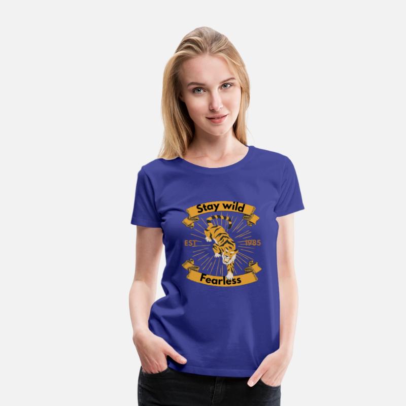 Established 1985 Stay Wild Vintage Tiger