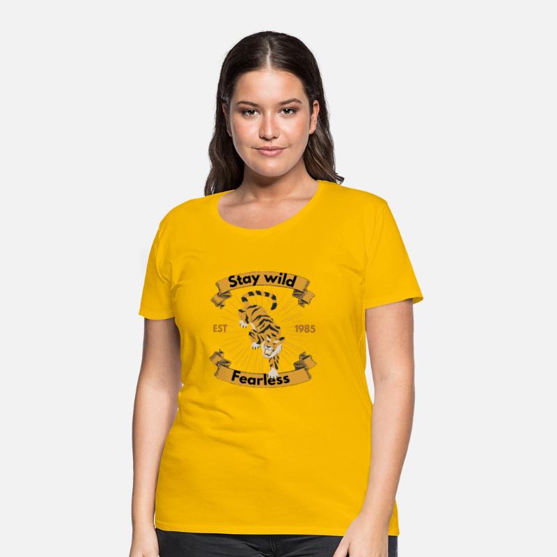 Established 1985 Stay Wild Vintage Tiger