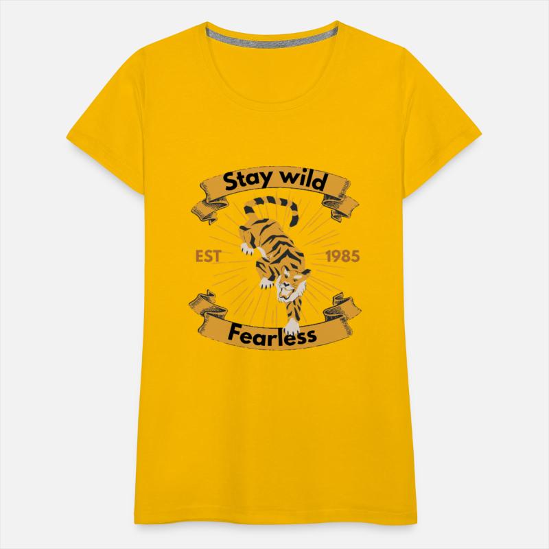 Established 1985 Stay Wild Vintage Tiger