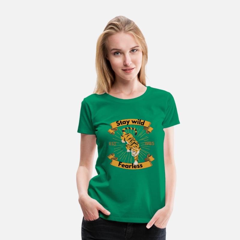 Established 1985 Stay Wild Vintage Tiger