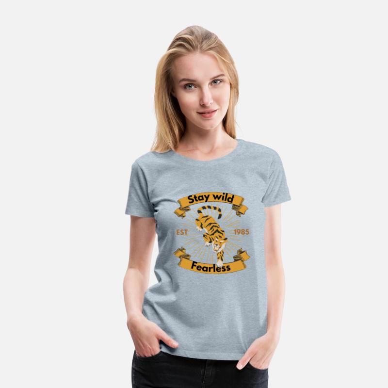 Established 1985 Stay Wild Vintage Tiger