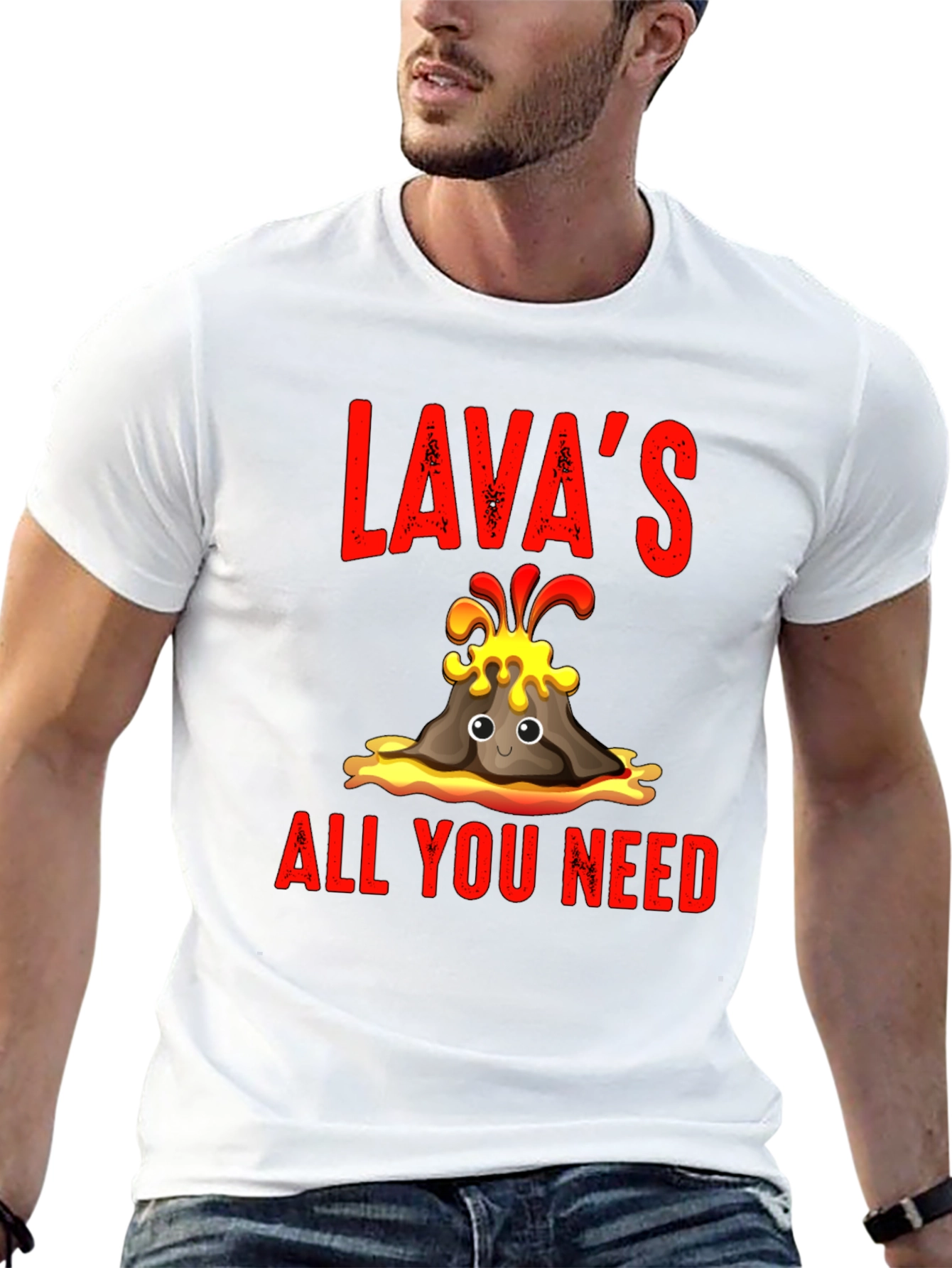 Lavas All You Need T-Shirt - Fun Volcano Design