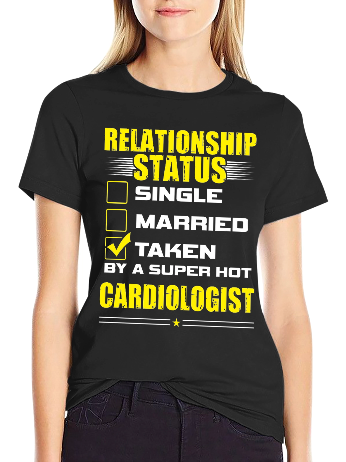 Relationship Status Taken T-Shirt Cardiologist