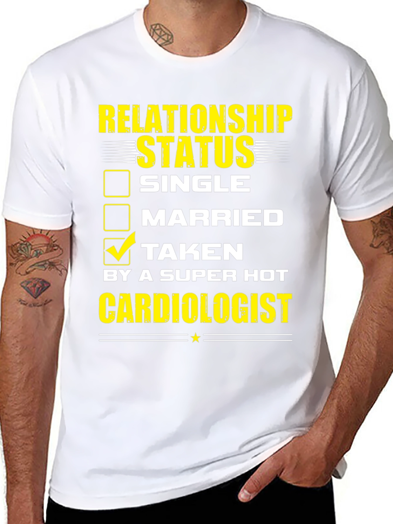 Relationship Status Taken T-Shirt Cardiologist