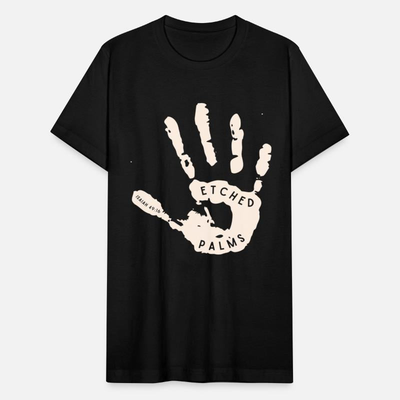 Etched Palms Dark Tee