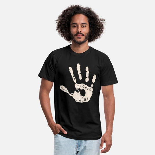Etched Palms Dark Tee