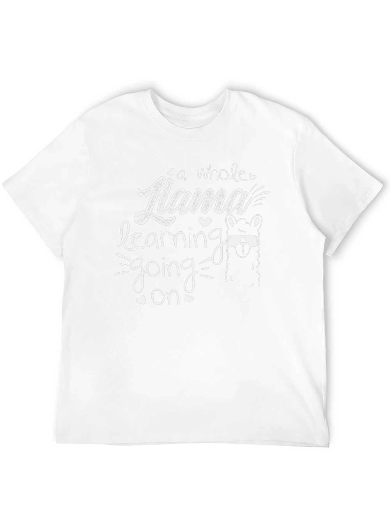 Llama Learning Graphic Tee