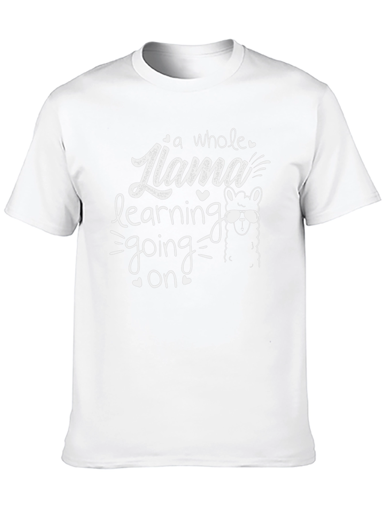 Llama Learning Graphic Tee