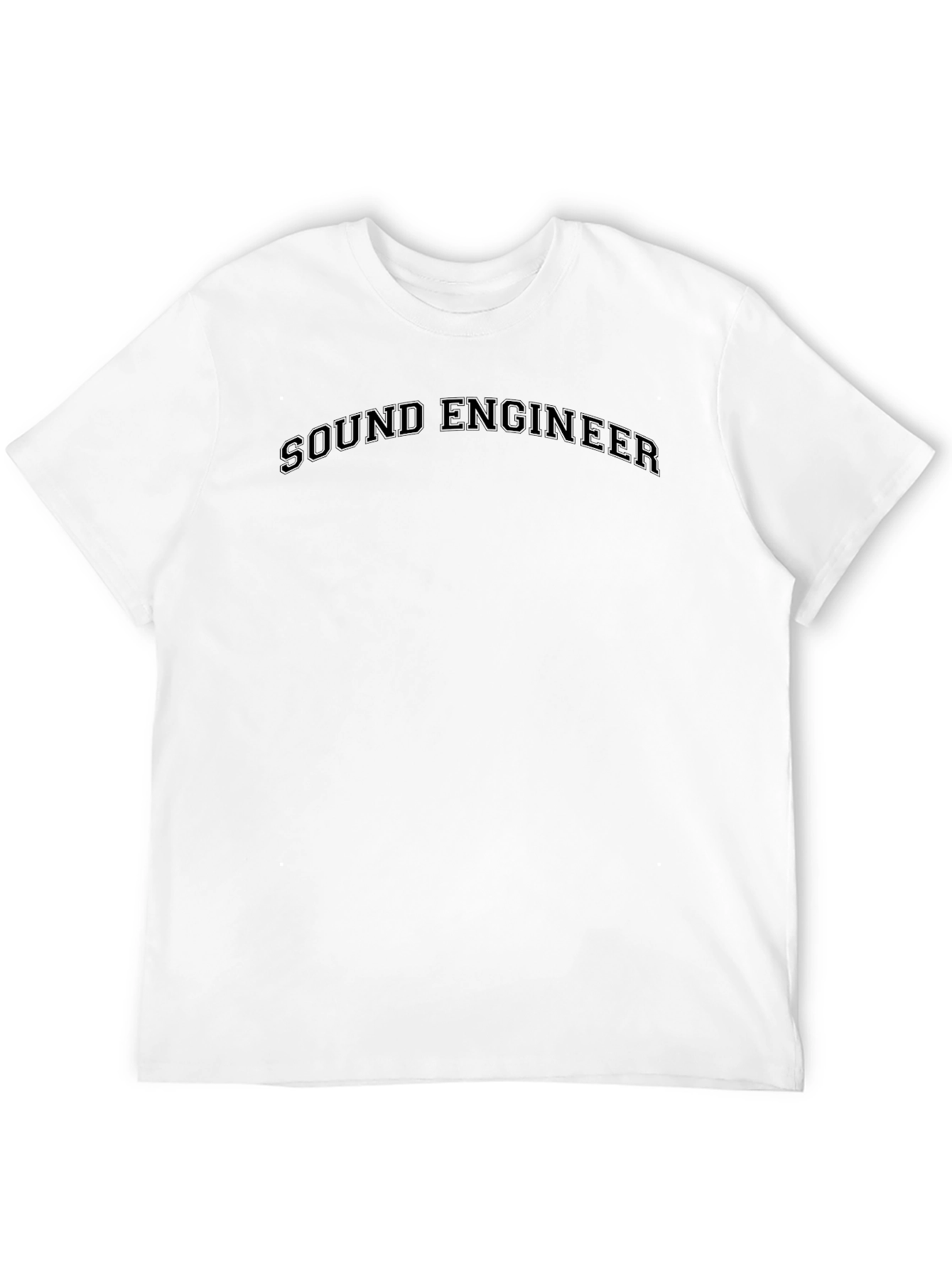 Sound Engineer Black T-Shirt