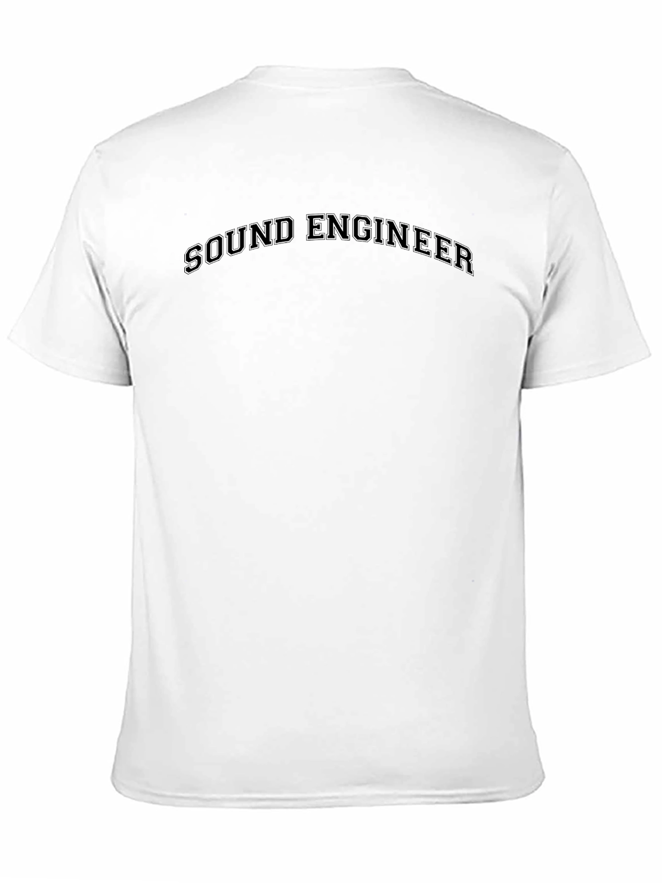 Sound Engineer Black T-Shirt