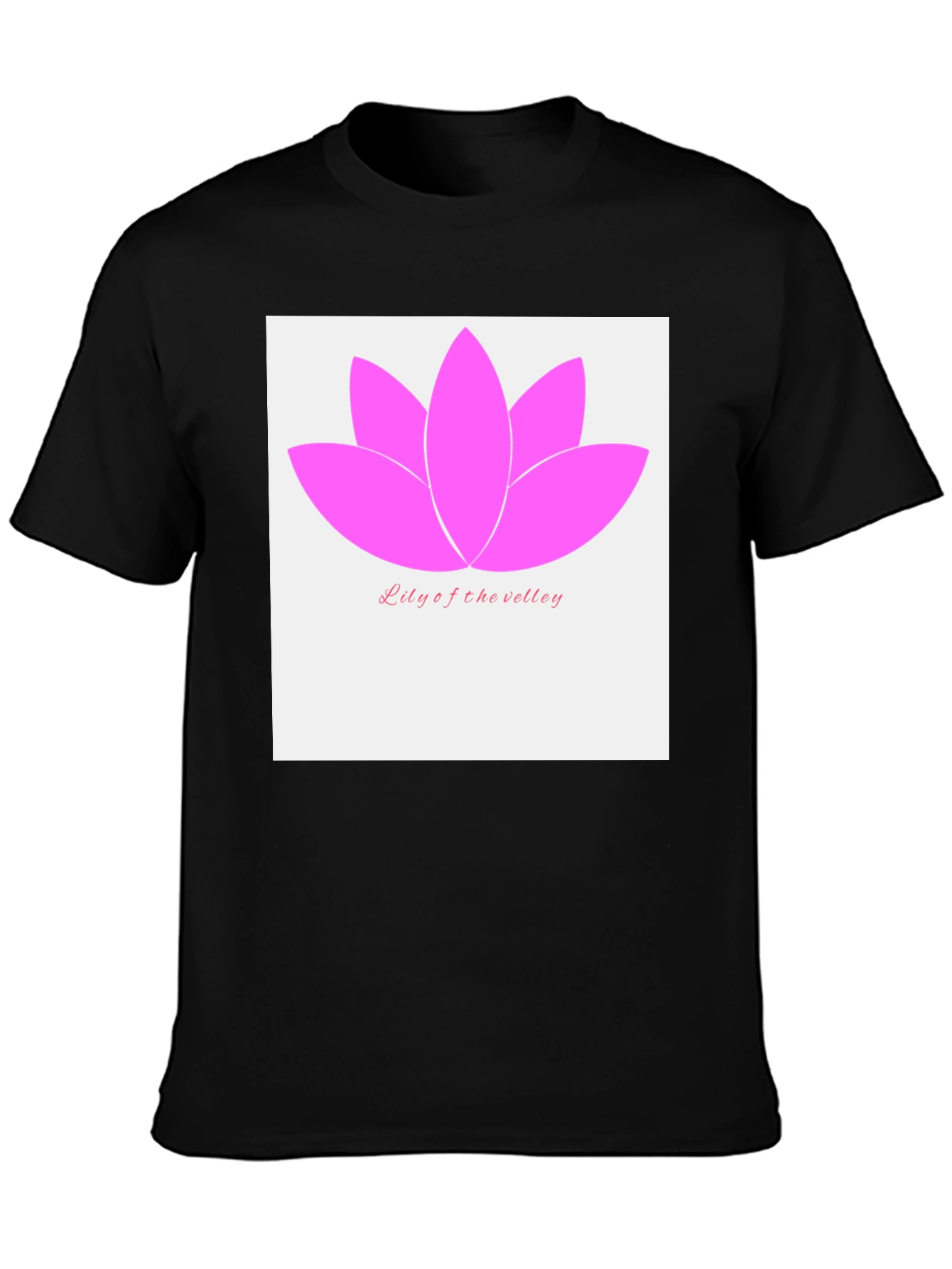 Lotus Flower Lily of the Valley Graphic Tee