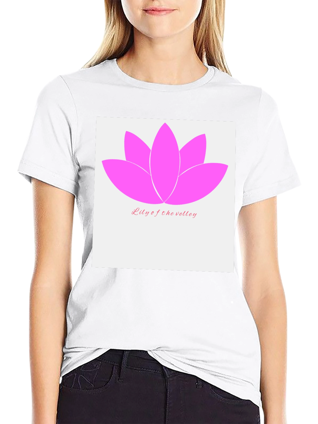 Lotus Flower Lily of the Valley Graphic Tee