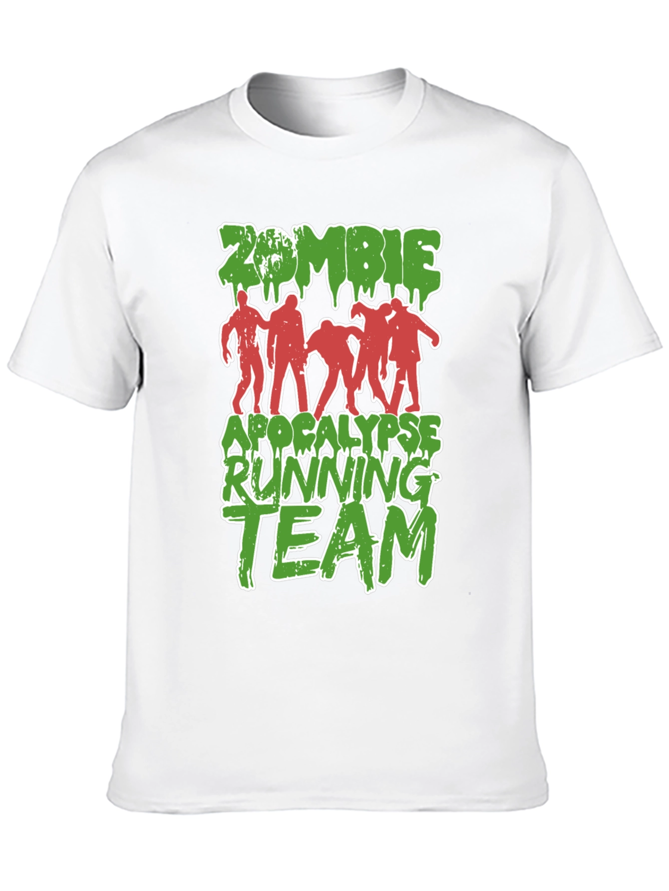 Zombie Apocalypse Running Team Graphic T-Shirt