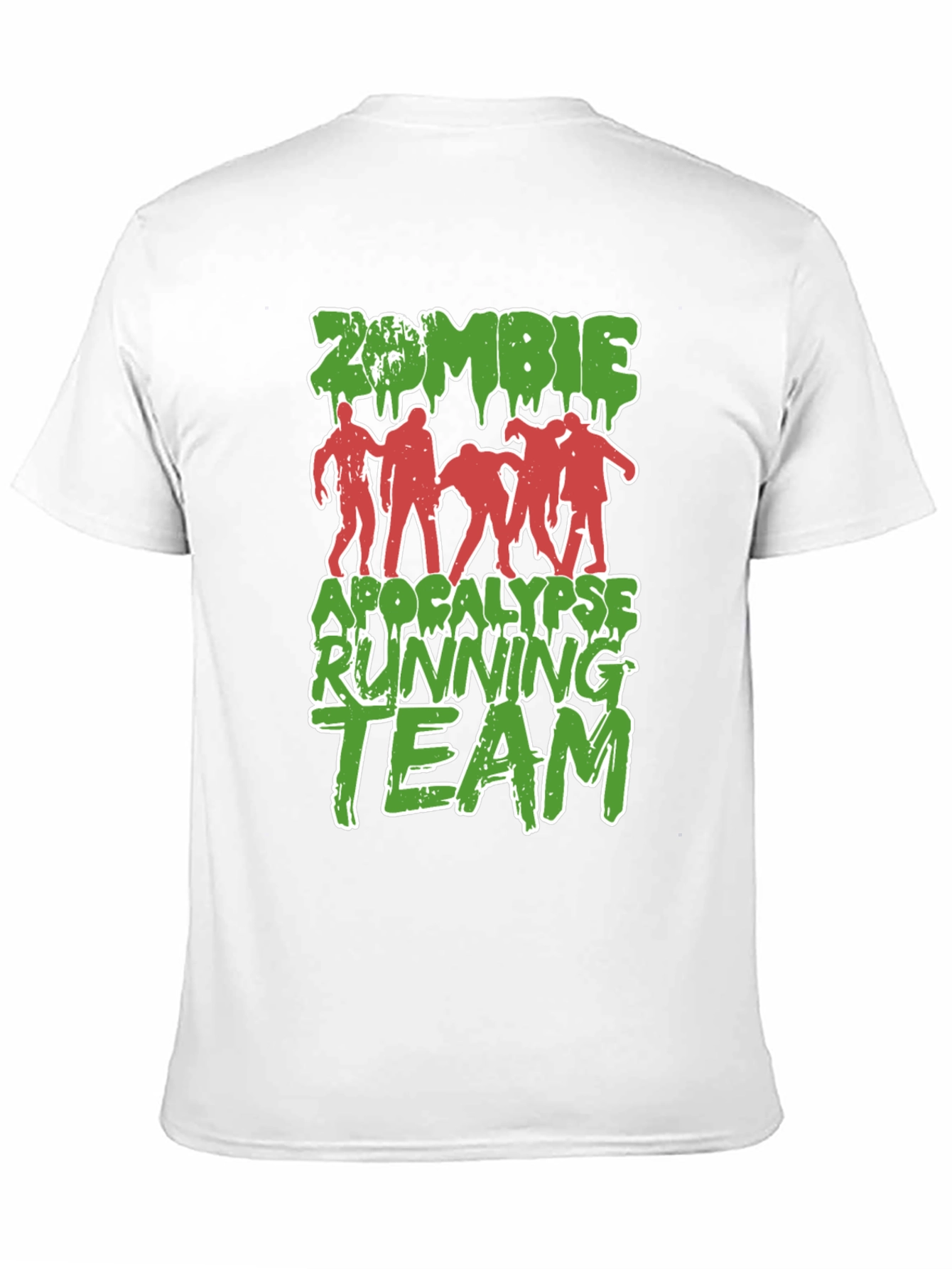 Zombie Apocalypse Running Team Graphic T-Shirt
