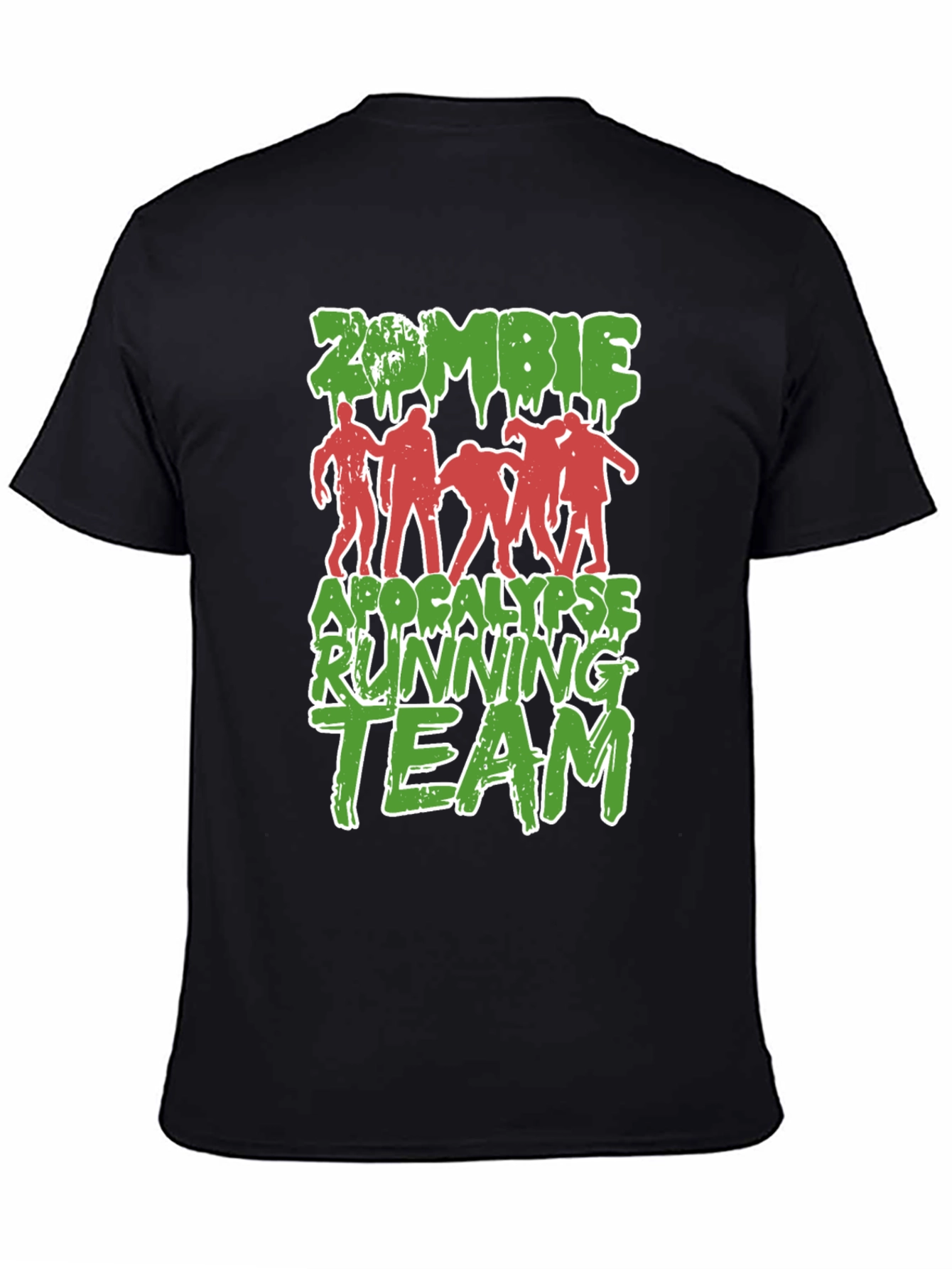 Zombie Apocalypse Running Team Graphic T-Shirt