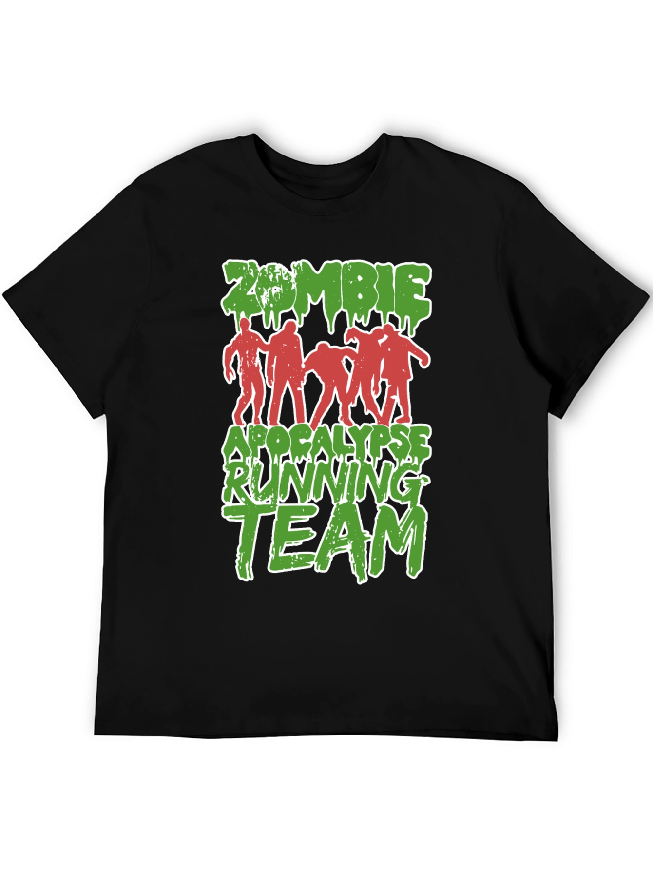 Zombie Apocalypse Running Team Graphic T-Shirt