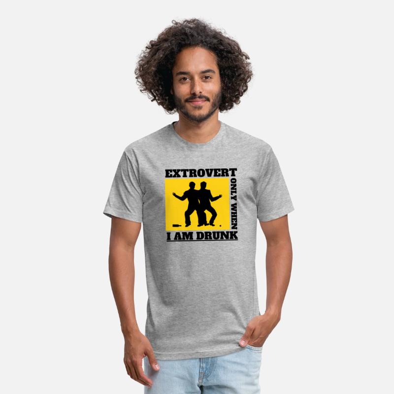 Extrovert Only When I Am Drunk Funny Alcohol Beer