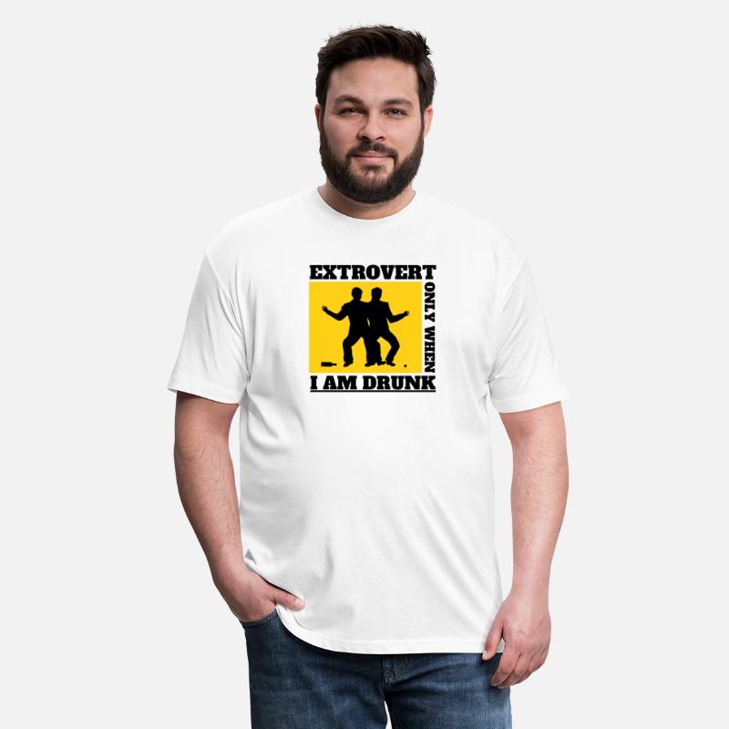 Extrovert Only When I Am Drunk Funny Alcohol Beer