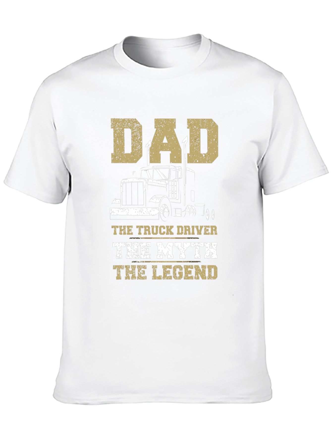 Dad Truck Driver Legend Graphic Tee