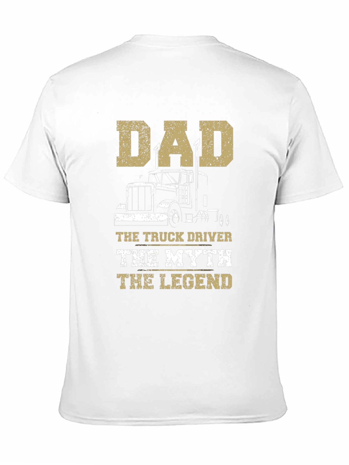 Dad Truck Driver Legend Graphic Tee
