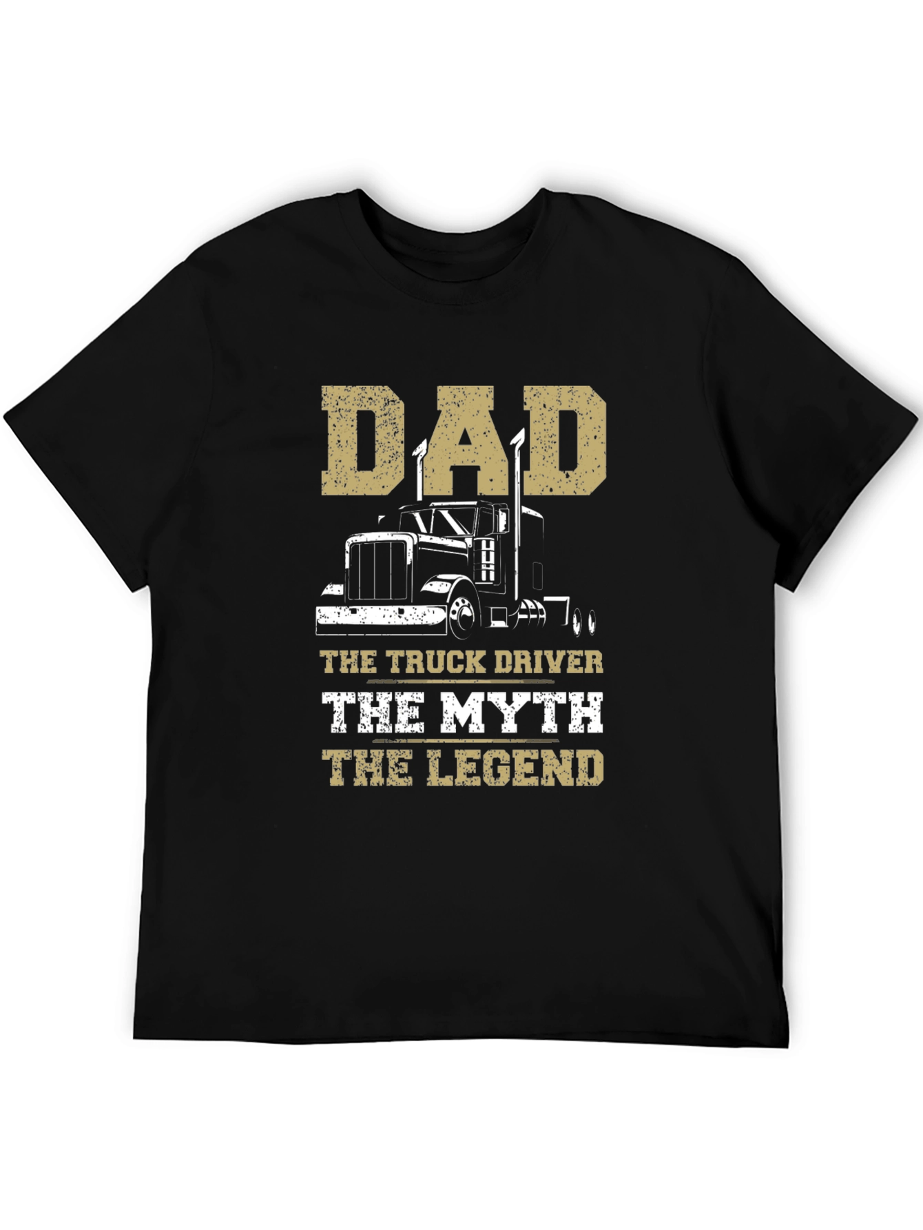 Dad Truck Driver Legend Graphic Tee