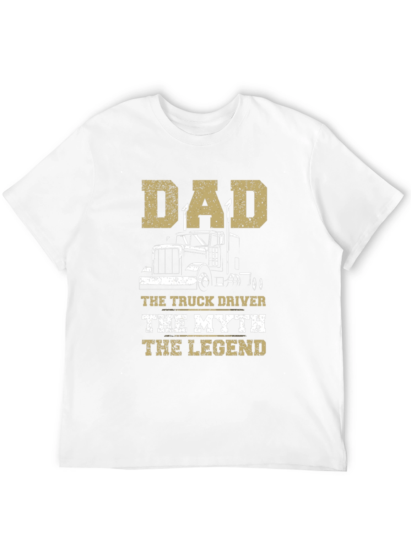 Dad Truck Driver Legend Graphic Tee