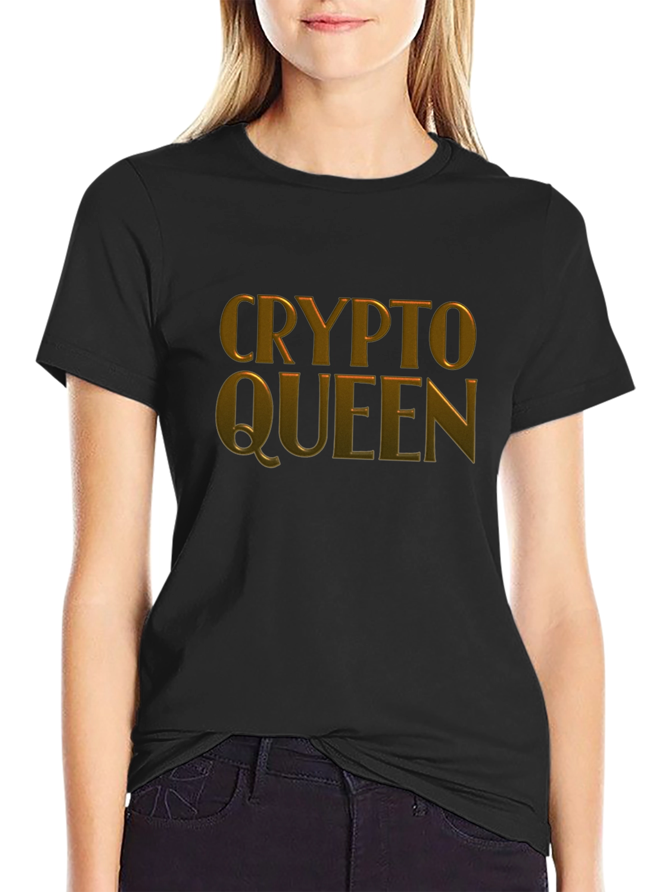 Crypto Queen Black T-Shirt