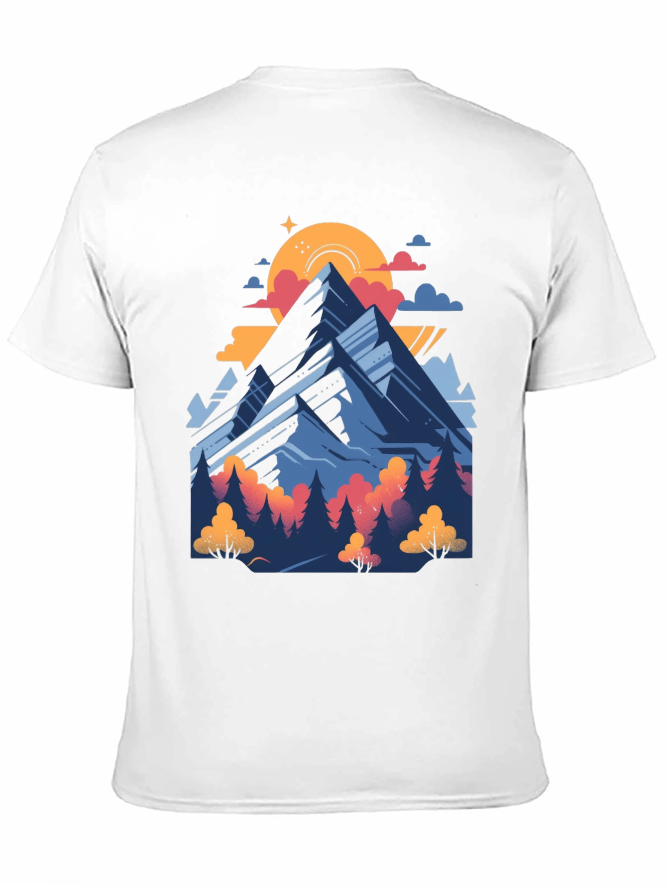 Mountain Graphic Tee - Nature Adventure Shirt