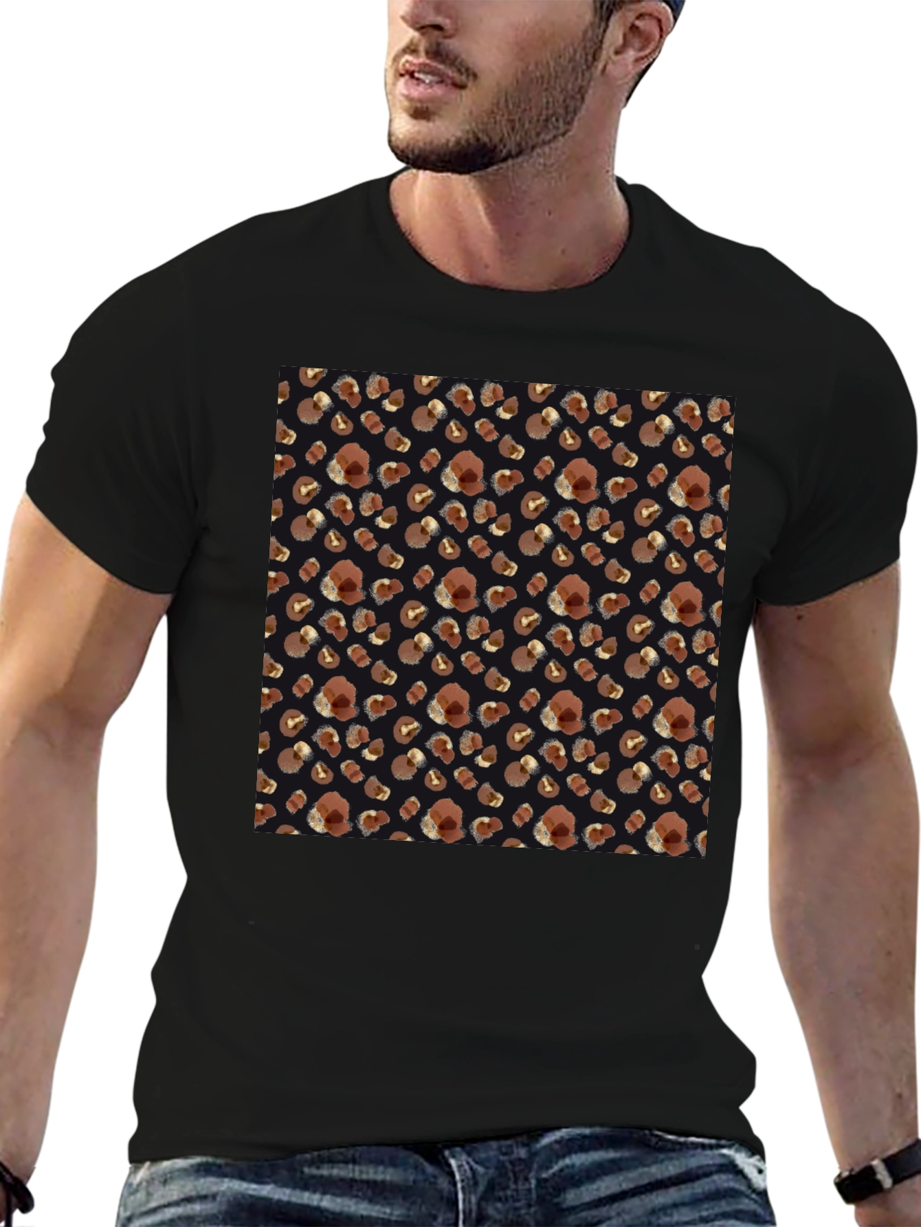 Leopard Print T-Shirt - Stylish & Unique