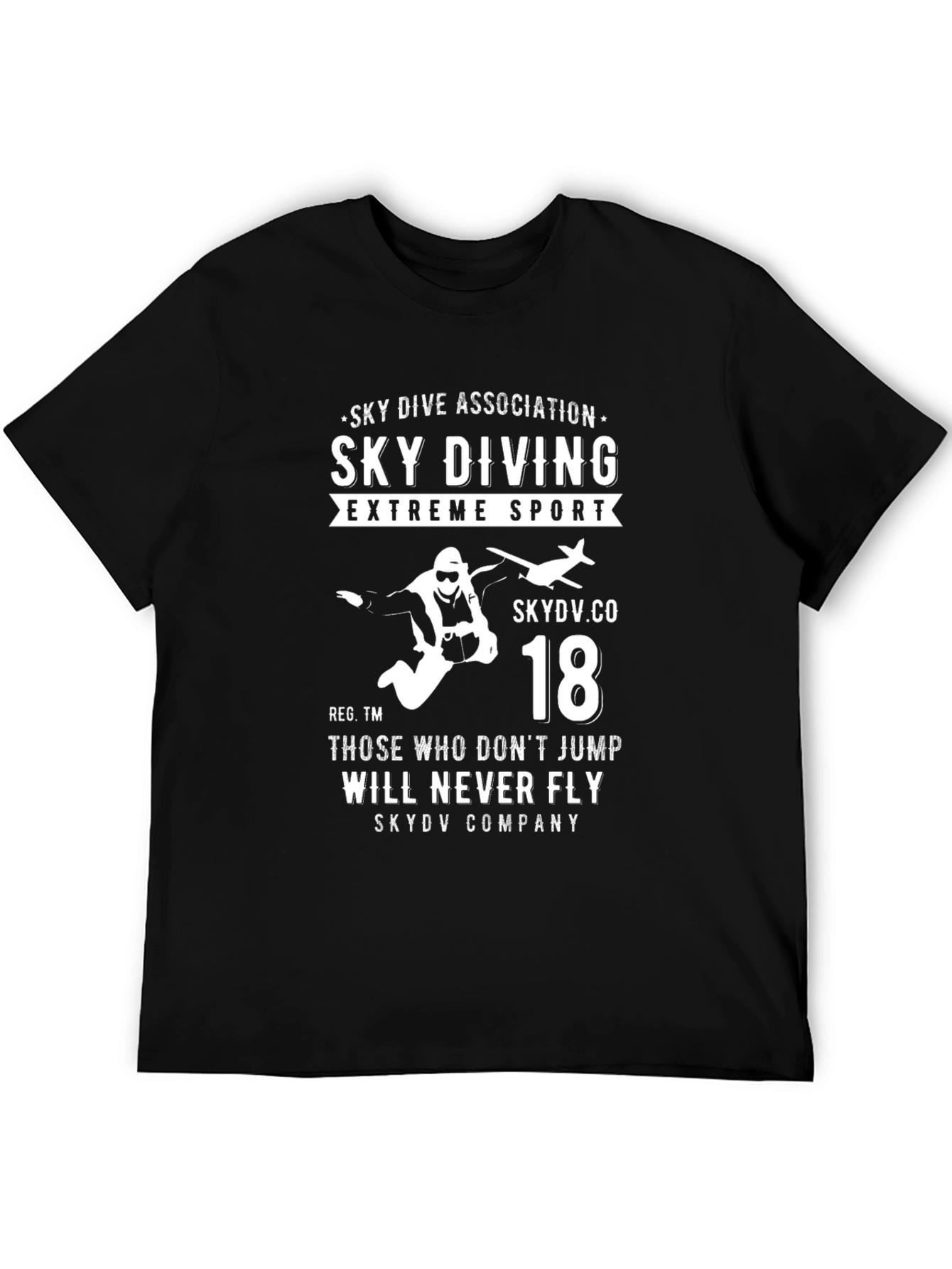 Skydiving Extreme Sport T-Shirt - Fly High
