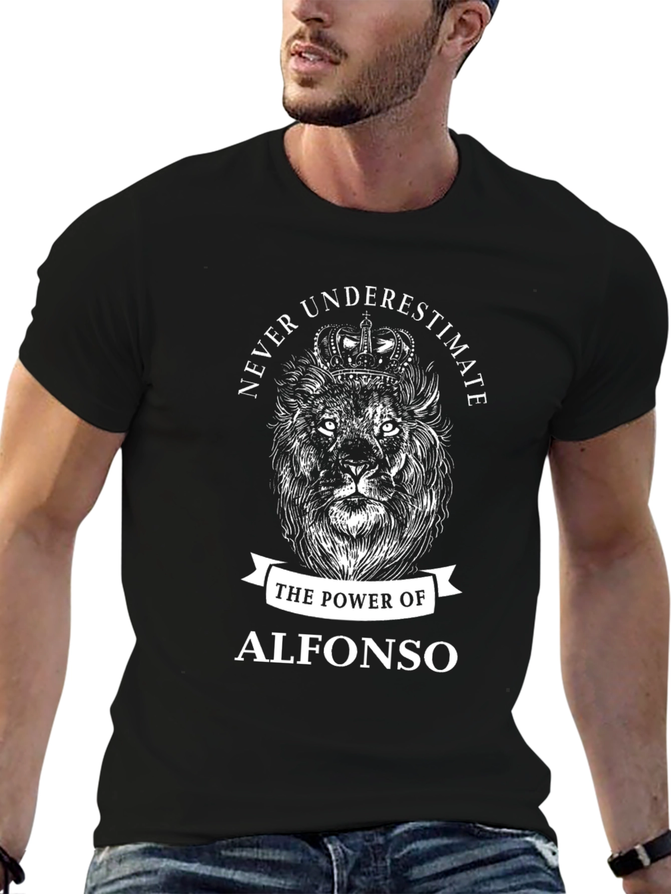 Alfonso Power Lion T-Shirt - Never Underestimate