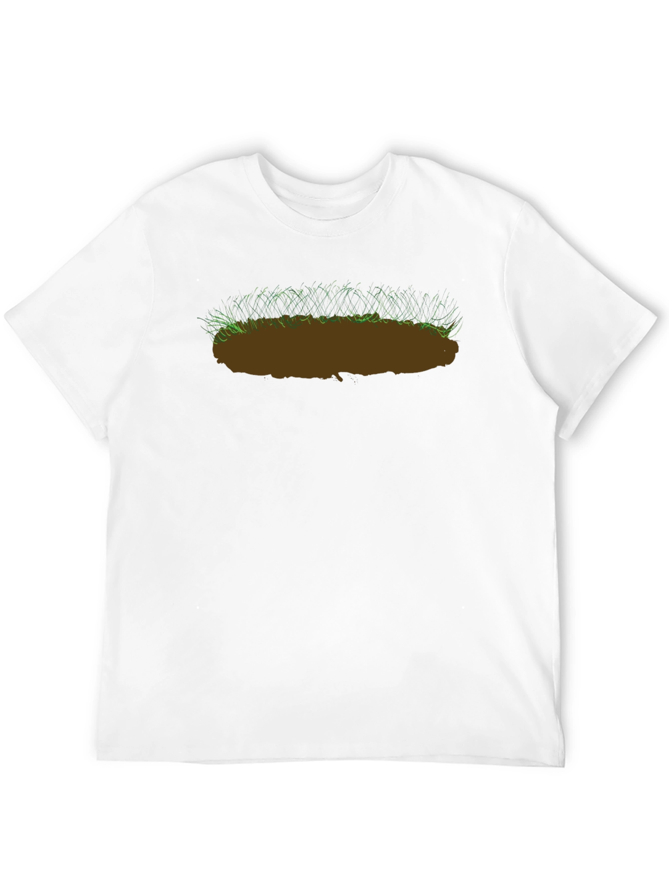 Earth Patch Graphic Tee - Nature Inspired T-Shirt