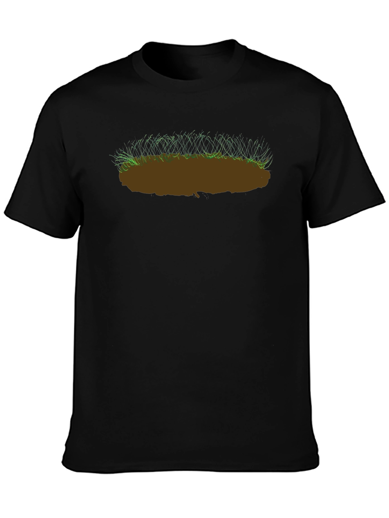Earth Patch Graphic Tee - Nature Inspired T-Shirt