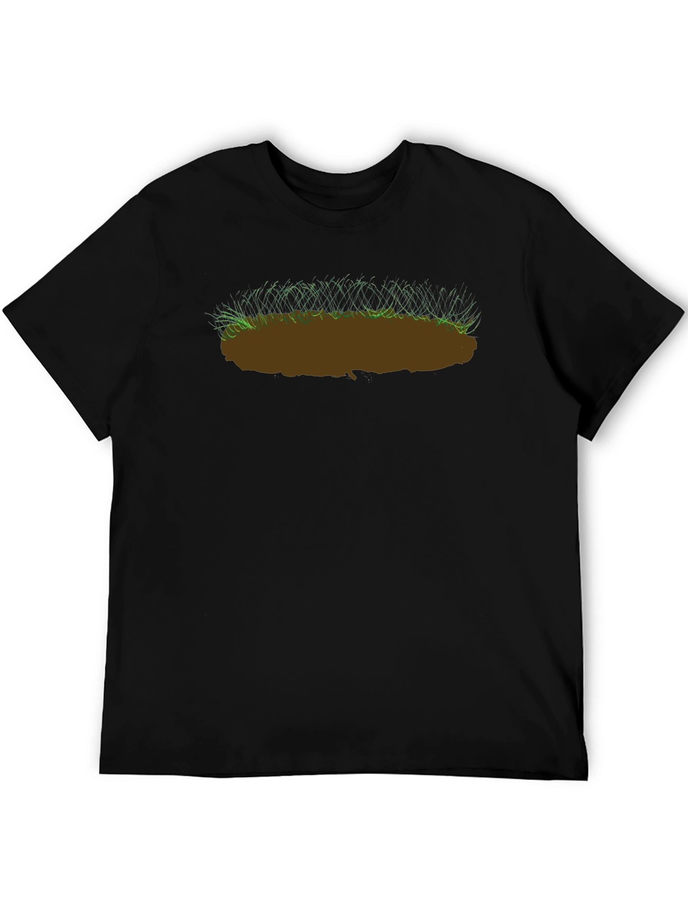Earth Patch Graphic Tee - Nature Inspired T-Shirt