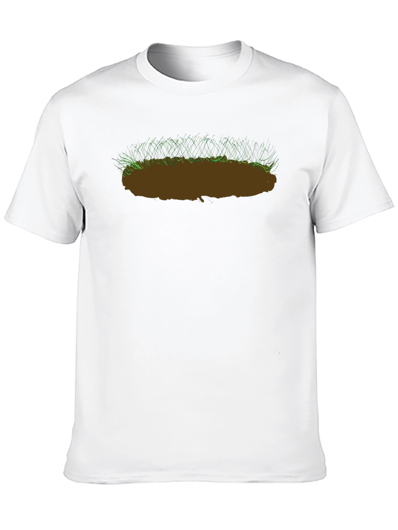 Earth Patch Graphic Tee - Nature Inspired T-Shirt