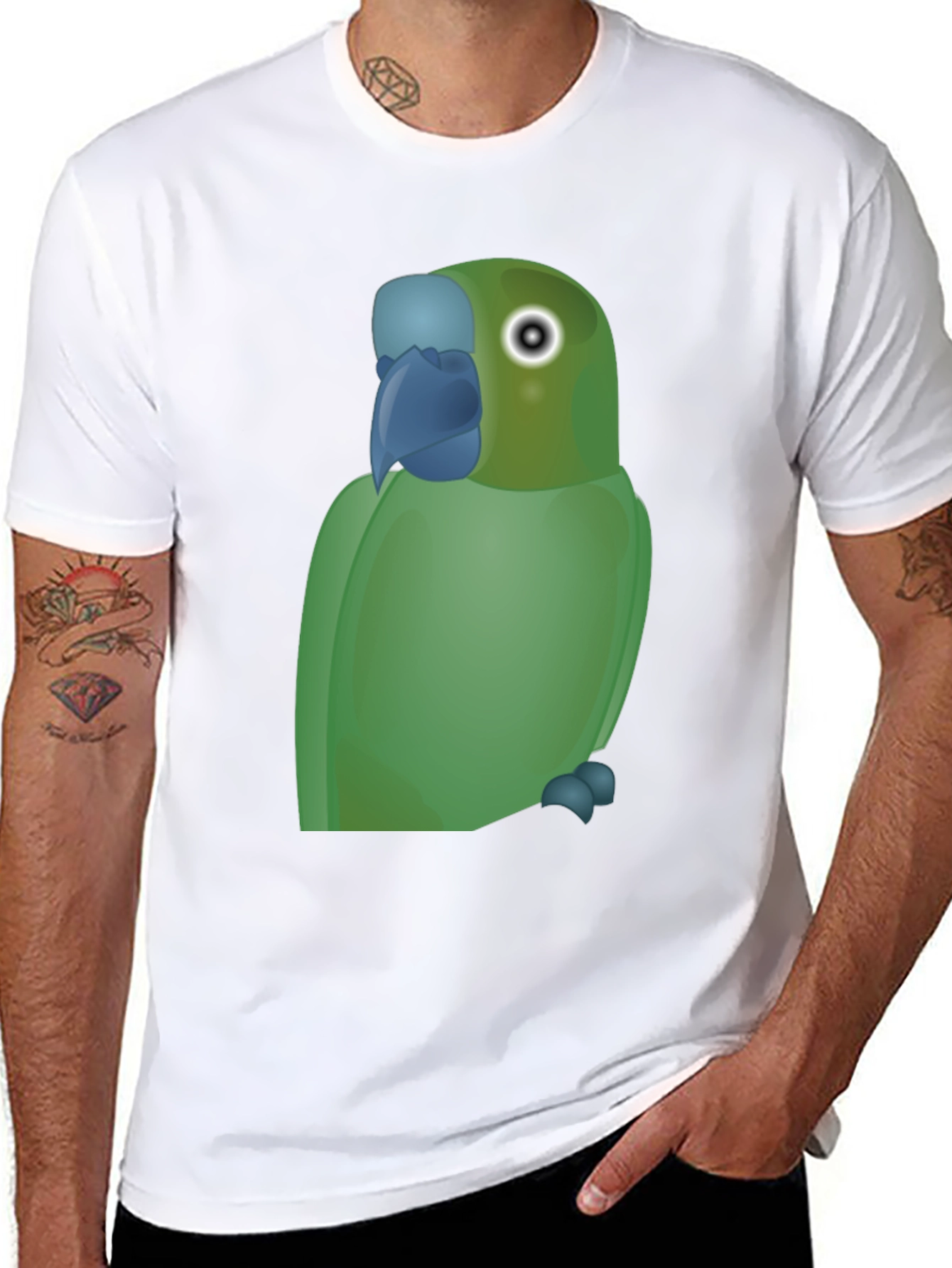 Parrot Graphic Tee - Stylish Bird Lover T-Shirt