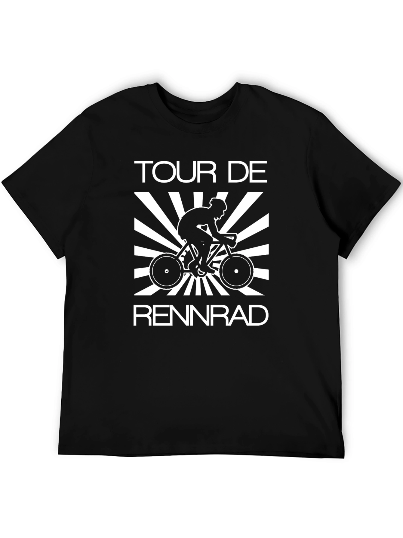 Tour De Rennrad Graphic Tee - Cycling Fan Shirt