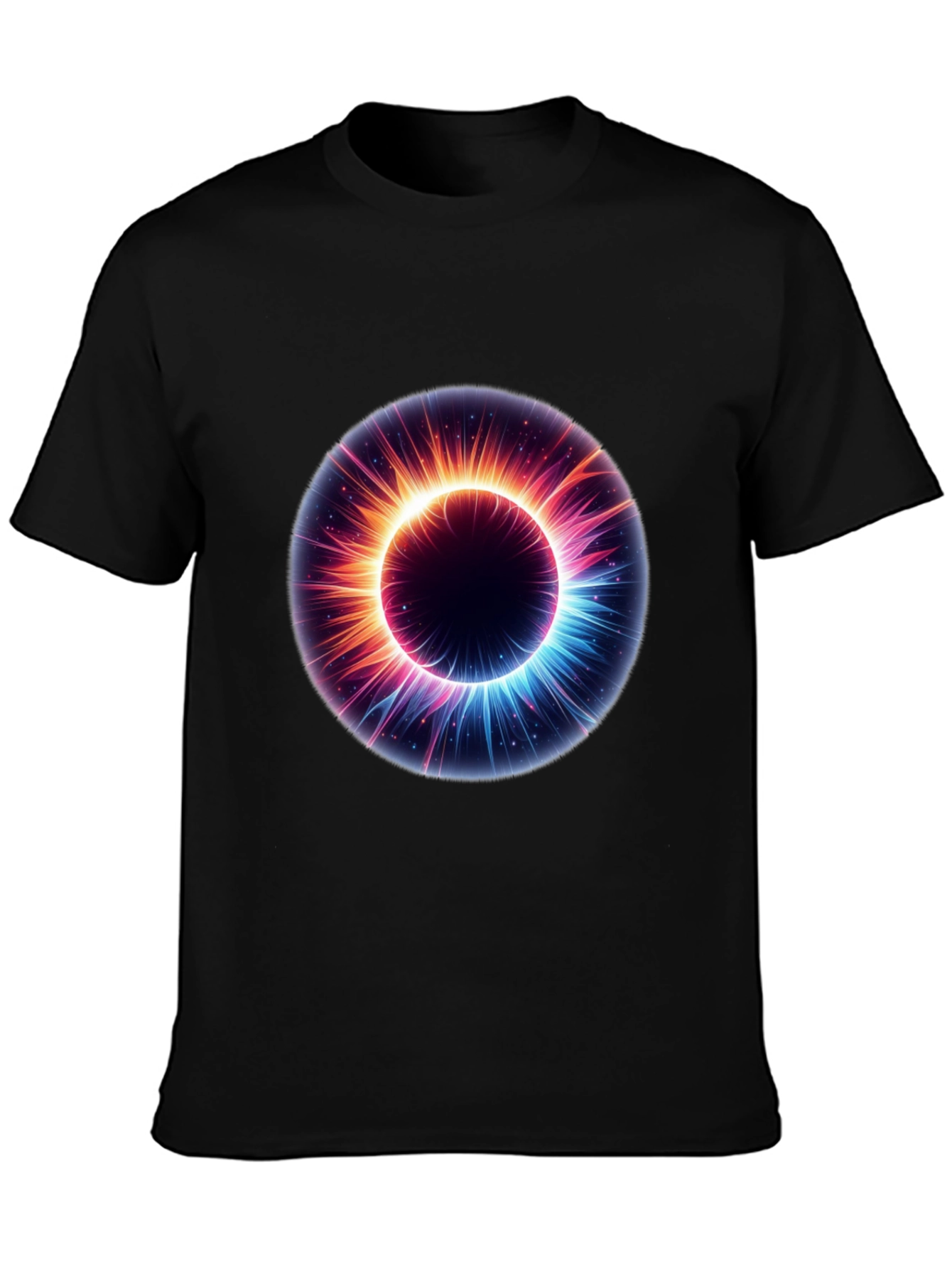 Cosmic Eye Graphic Black T-Shirt
