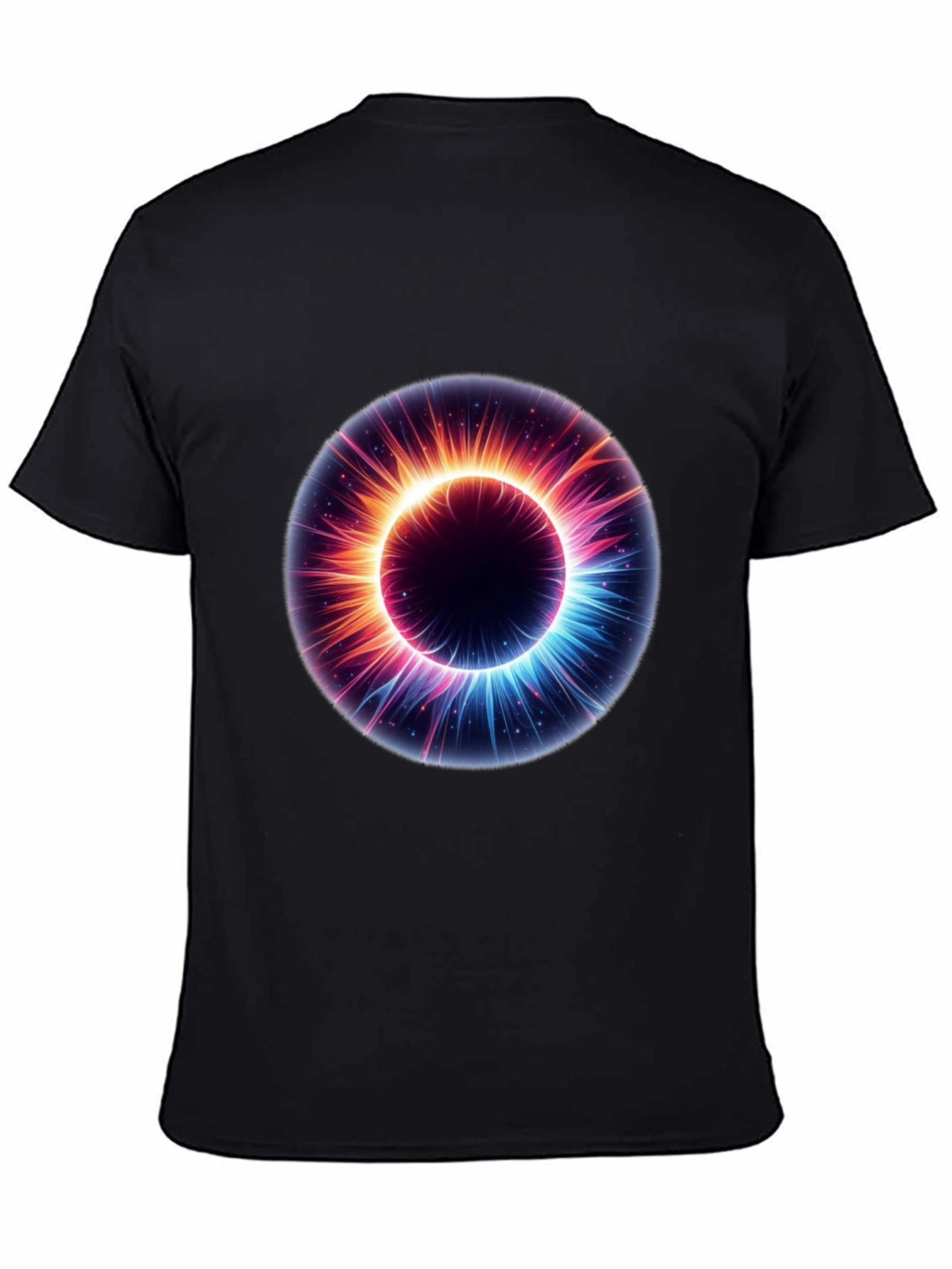 Cosmic Eye Graphic Black T-Shirt