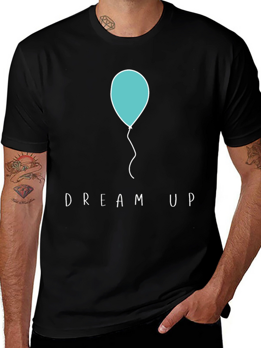 Dream Up Graphic Tee - Teal Balloon Design
