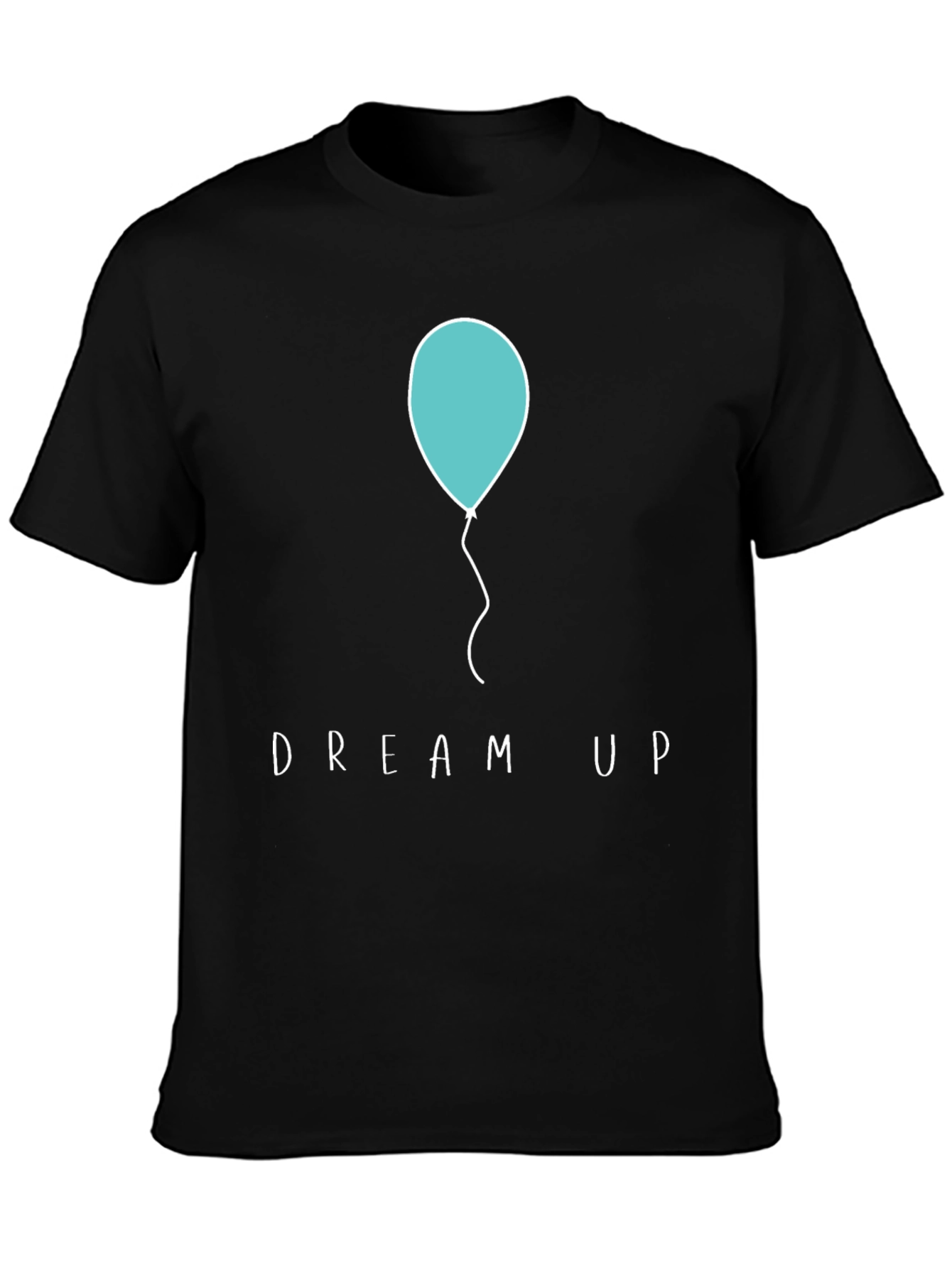 Dream Up Graphic Tee - Teal Balloon Design