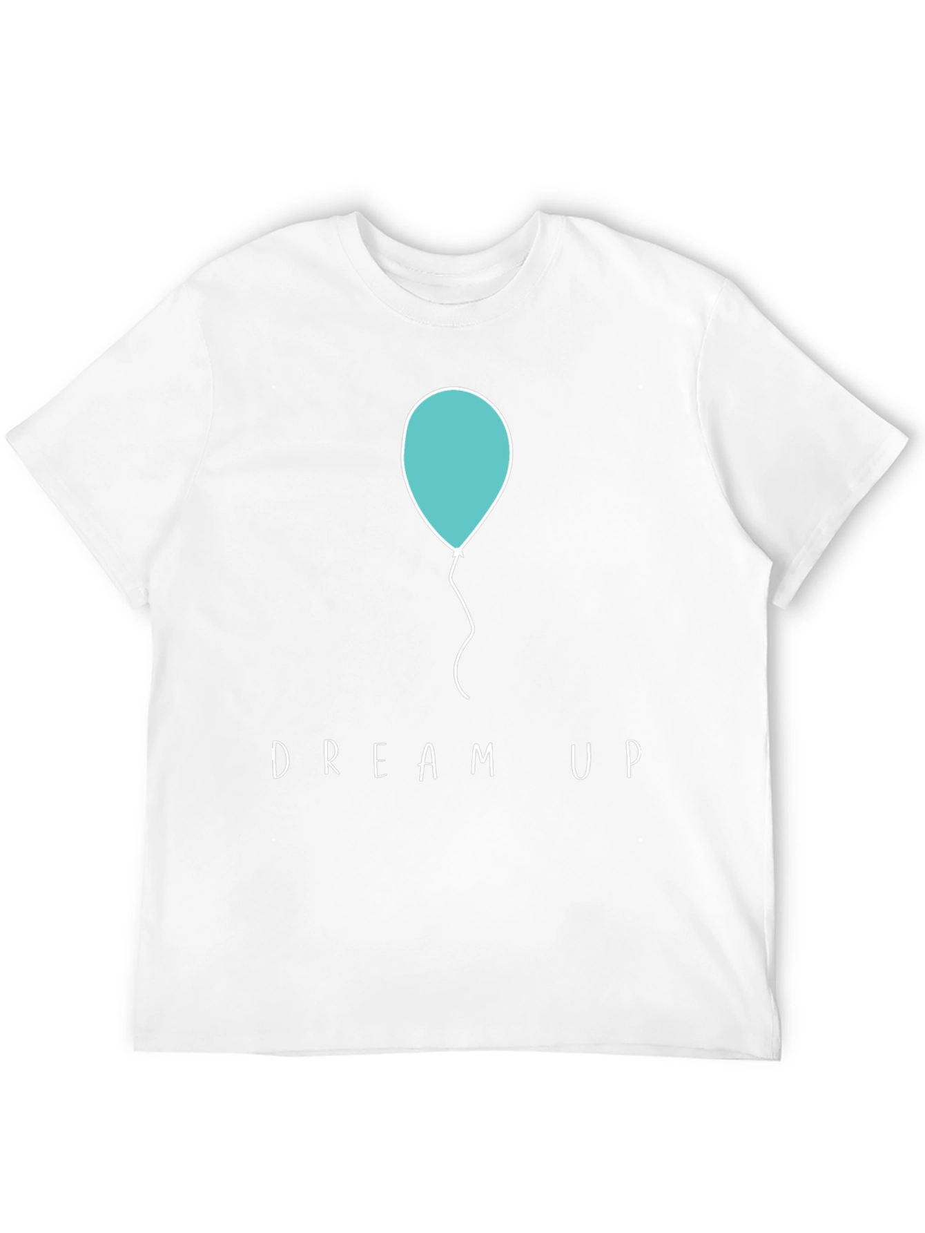 Dream Up Graphic Tee - Teal Balloon Design