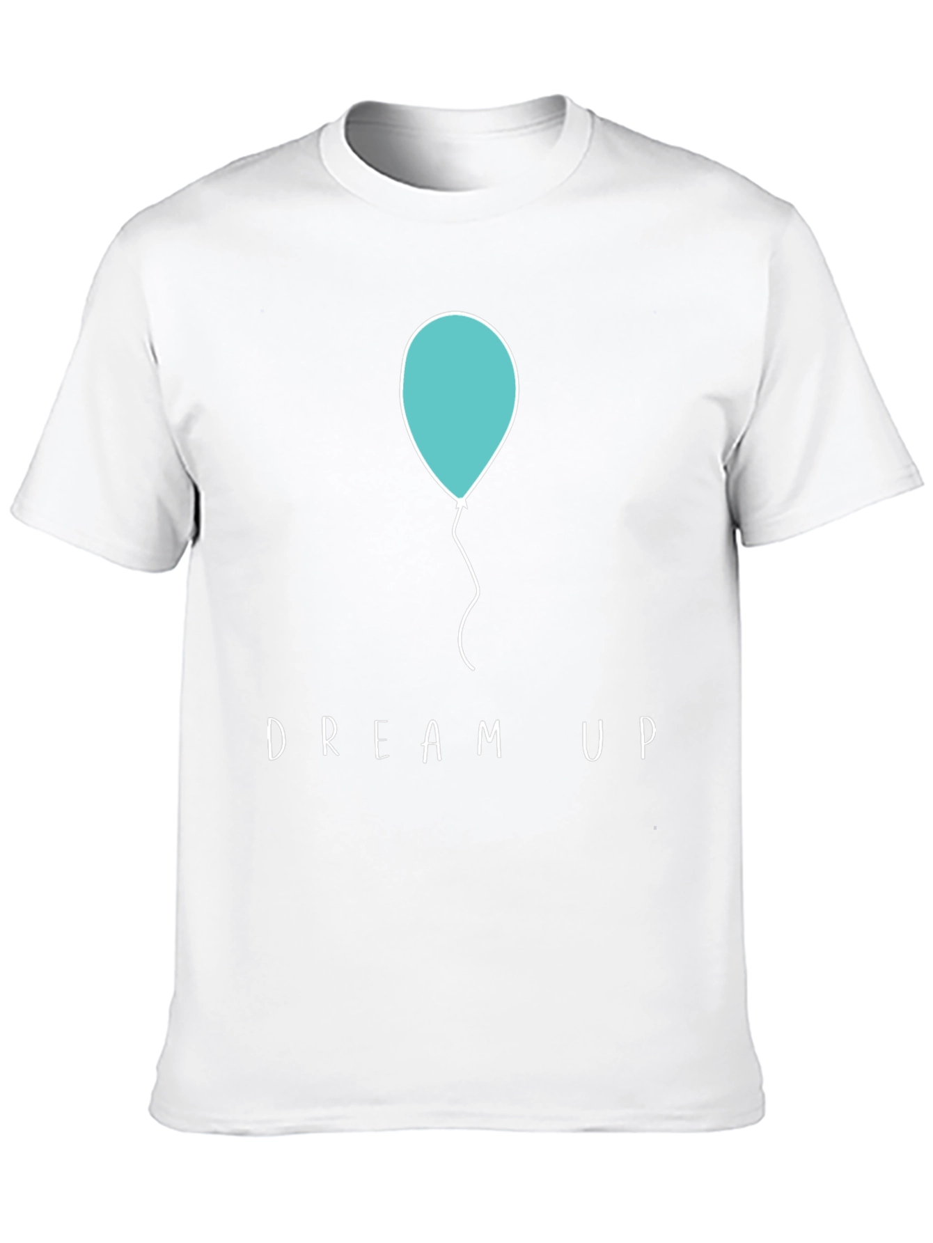 Dream Up Graphic Tee - Teal Balloon Design
