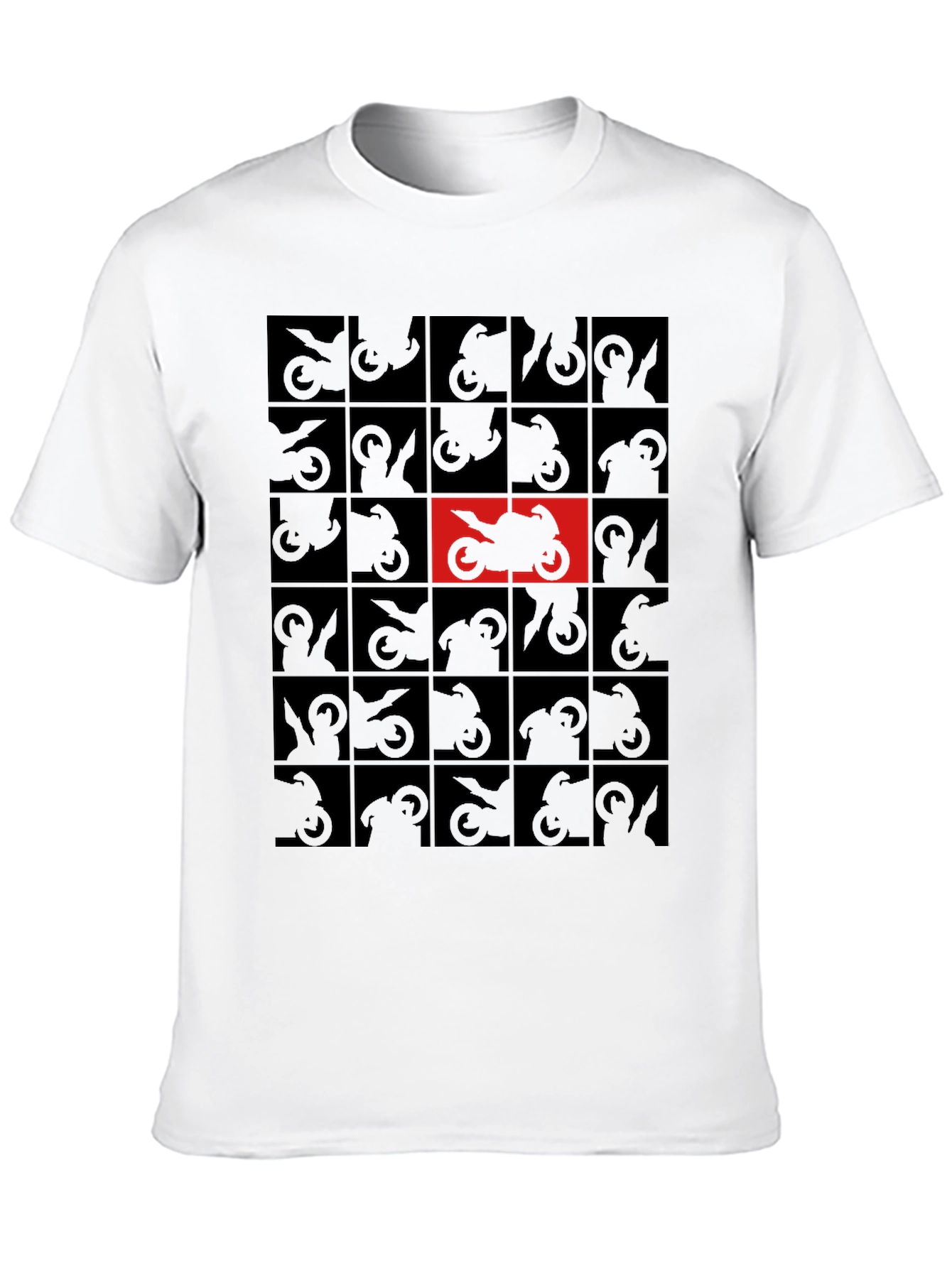 Motorcycle Graphic T-Shirt Cool Biker Tee