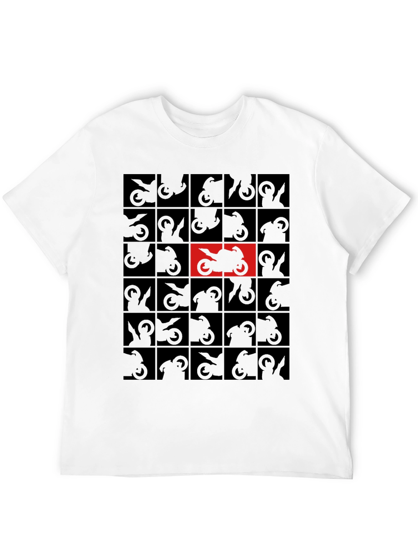 Motorcycle Graphic T-Shirt Cool Biker Tee